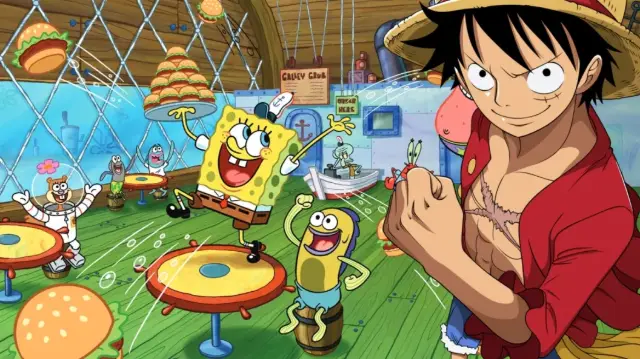 One Piece e Bob Esponja confirmam crossover oficial inédito
