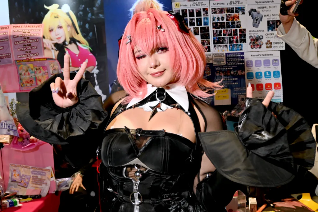 Cosplay de personagem de anime em Cosplay Mania 2026