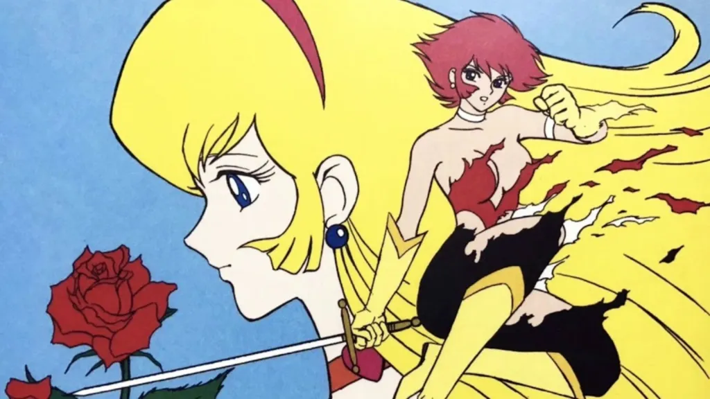 Pôster original do anime Cutie Honey, mostrando a personagem principal.