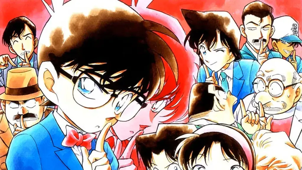 Personagens principais de Detective Conan reunidos
