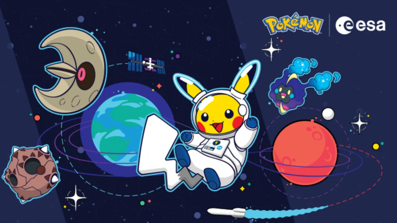 Pokémon e ESA celebram a Semana Mundial do Espaço com colaboração