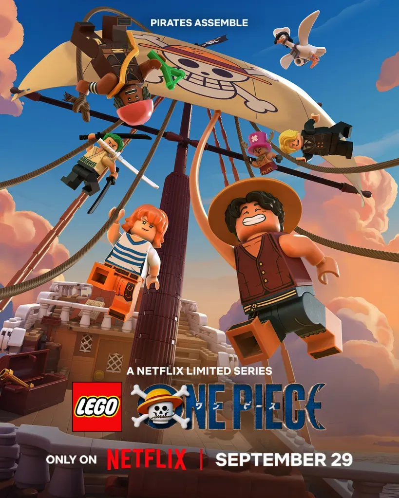Pôster oficial do especial LEGO One Piece da Netflix