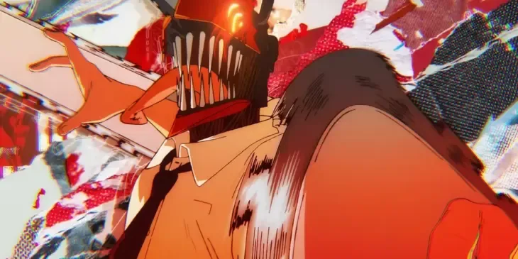 Denji na abertura de Chainsaw Man Devil Crush