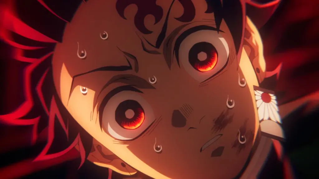 Tanjiro em Demon Slayer: Kimetsu no Yaiba Infinity Castle