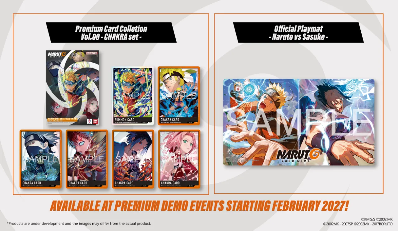 Naruto Card Game - Personagens em jogo