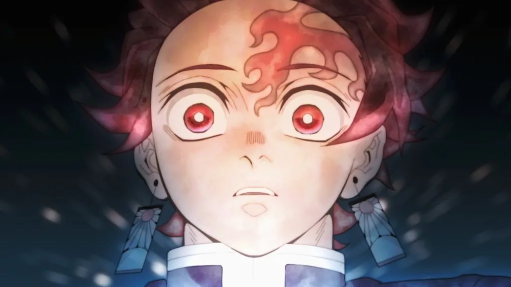Tanjiro em outra cena de Demon Slayer: Kimetsu no Yaiba Infinity Castle