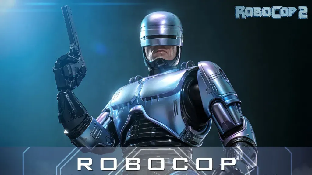 Figura do RoboCop da Hot Toys com armadura completa