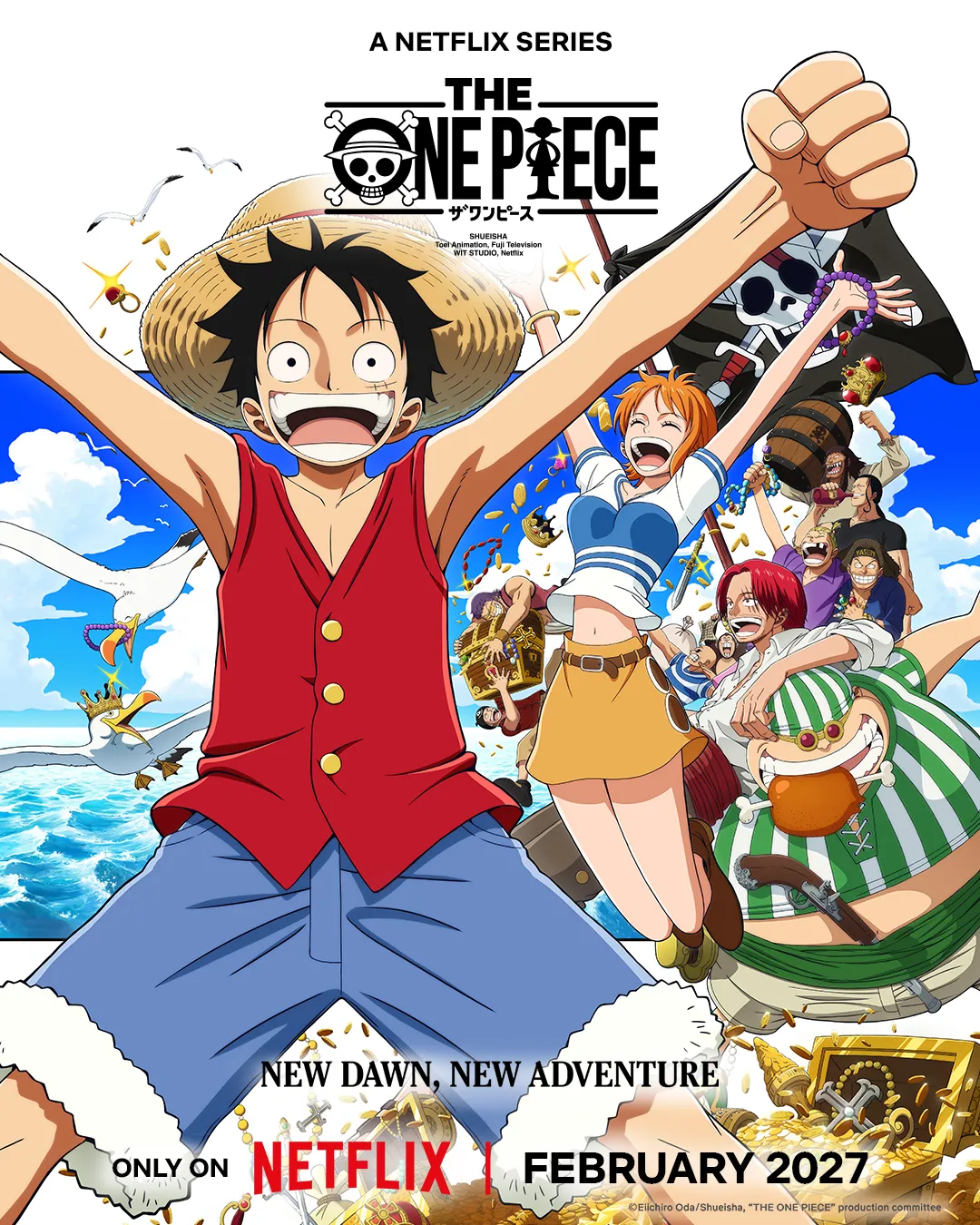 Arte conceitual do remake THE ONE PIECE