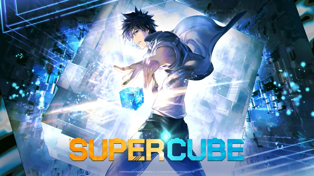 Cena da animação Super Cube na Crunchyroll