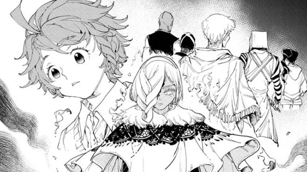 Personagem Ayshe em destaque no novo capítulo de The Promised Neverland