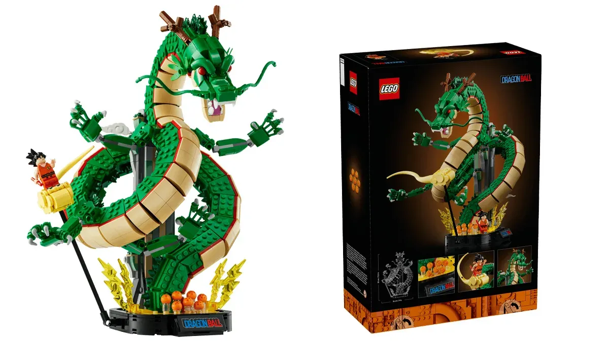 Set LEGO de Dragon Ball com Shenlong e Goku