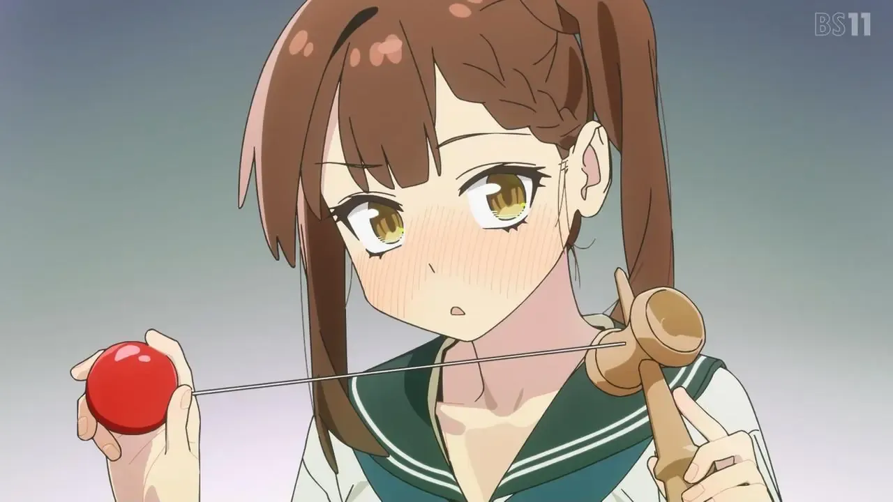 Personagem Kodama em cena do anime Seitokai ni mo Ana wa Aru!