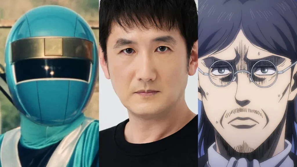 Foto de Hiroshi Tsuchida, dublador de Attack on Titan e ator de Super Sentai