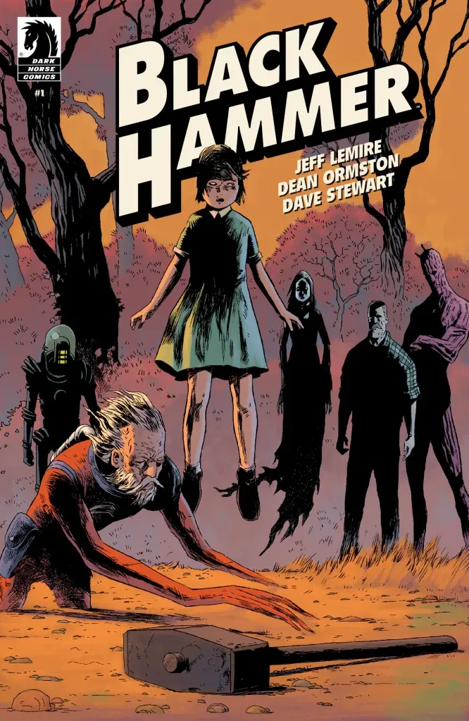 Capa da edição fac-símile de Black Hammer #1