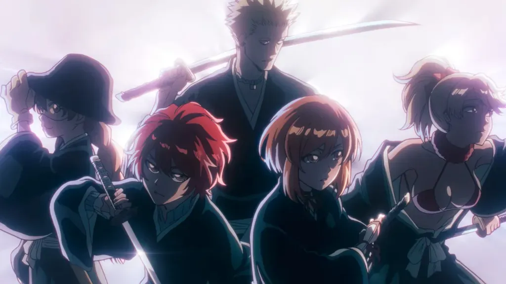 Novos Shinigamis em Bleach Mirrors High Anime Opening