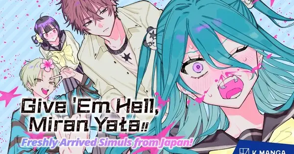 K Manga lança 'Give 'Em Hell, Miran Yata!!' simultâneo com o Japão