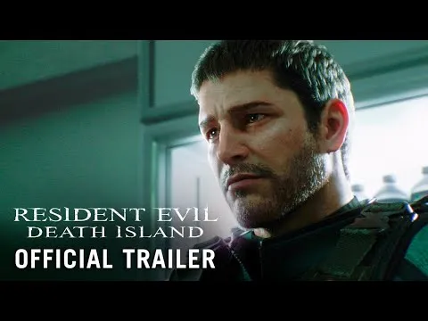 Cena de Resident Evil Death Island com os personagens reunidos