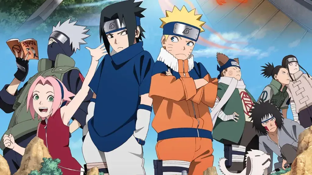 Pôster de aniversário de 20 anos de Naruto