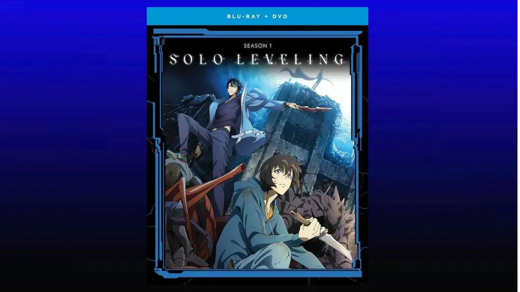 Capa do Blu-ray da primeira temporada de Solo Leveling