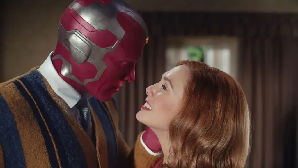Wanda e Visão na arte de VisionQuest